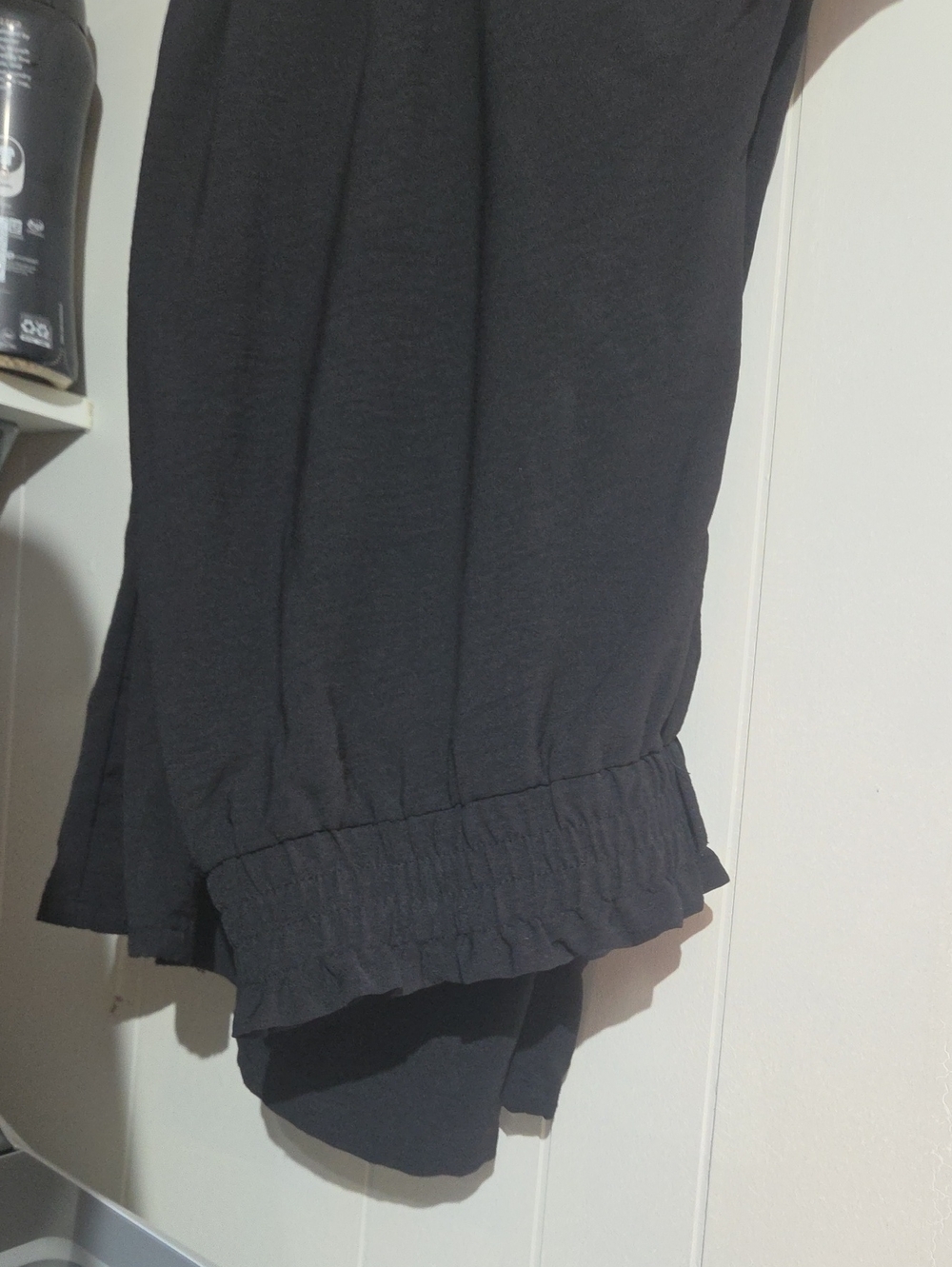 Black Paperbag Waist Trouser Pants 2x With Pockets